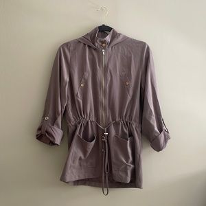 Lightweight, purple-beige jacket
